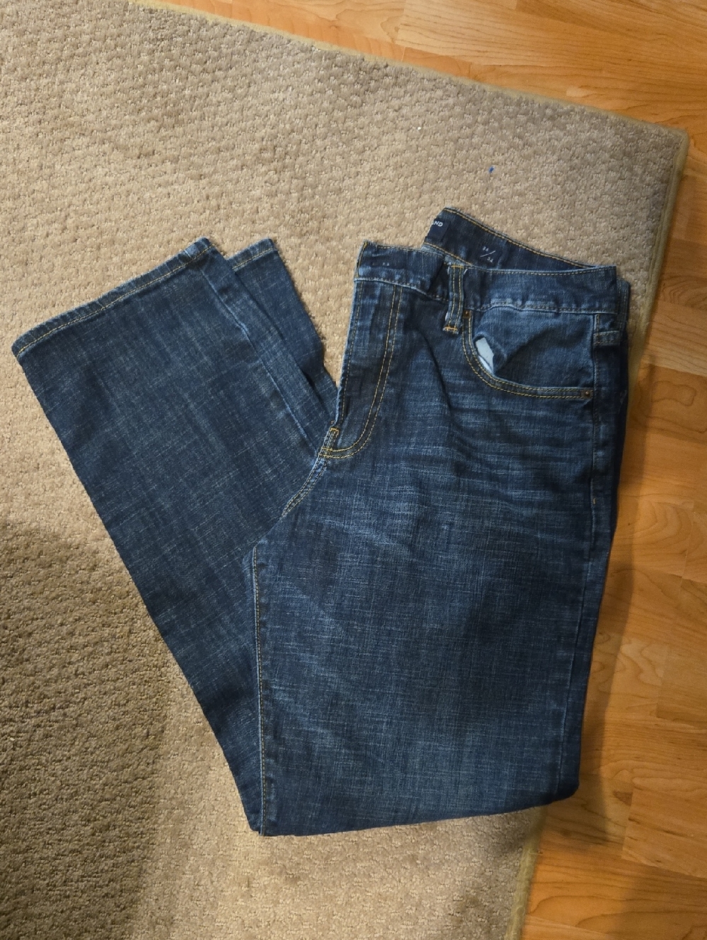 Nwot Lucky Brand 329 Men's Dark Blue Straight Jeans 34x32